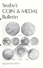 Seaby's Coin and Medal Bulletin: September 1973