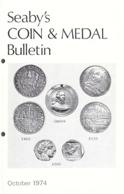 Seaby's Coin and Medal Bulletin: October 1974