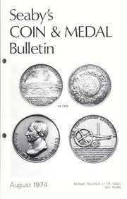 Seaby's Coin and Medal Bulletin: August 1974