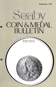 Seaby's Coin and Medal Bulletin: September 1976