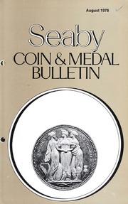 Seaby's Coin and Medal Bulletin: August 1978