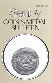 Seaby's Coin and Medal Bulletin: December 1981
