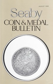 Seaby's Coin and Medal Bulletin: August 1983