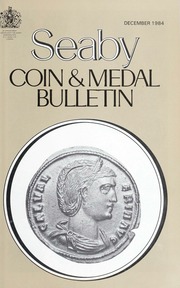 Seaby's Coin and Medal Bulletin: December 1984