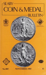 Seaby's Coin and Medal Bulletin: November 1985