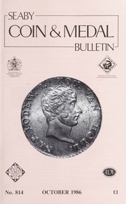 Seaby's Coin and Medal Bulletin: October 1986