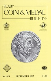 Seaby's Coin and Medal Bulletin: September 1987