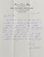 Ken Seachman Correspondence