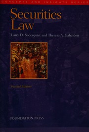 Cover of edition securitieslaw0000sode_k8q0