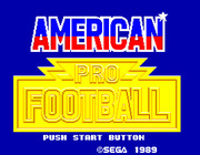 American Pro Football Rev 1 1989 Sega : Free Borrow & Streaming : Internet Archive