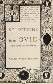 Cover of edition selectionsfromov0000ovid_l9s2