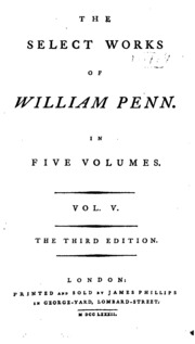 Cover of edition selectworkswill00penngoog