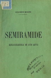 Cover of edition semiramidemelodr00ross_16