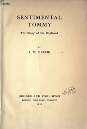 Cover of edition sentimentaltommy00barruoft