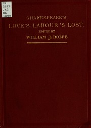 Cover of edition shakespearescome1899shak
