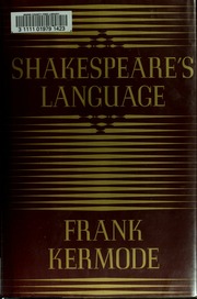 Cover of edition shakespeareslang00kerm