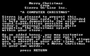 Sierra Christmas Card 1986: A Computer Christmas : Sierra On-Line : Free Download, Borrow, and Streaming : Internet Archive