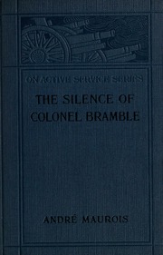 Cover of edition silenceofcolonel00mauriala