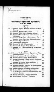The Quarterly Christian Spectator  1830: Vol 2 Table of Contents : Free Download, Borrow, and Streaming : Internet Archive