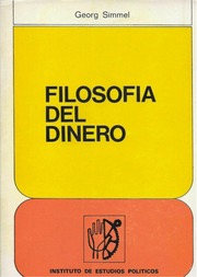Simmel, Georg  Filosofía Del Dinero [ocr] [1976]