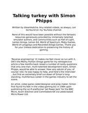 Talking turkey with Simon Phipps