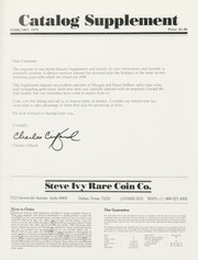 Steve Ivy Rare Coin Co. Catalog Supplement: February 1979