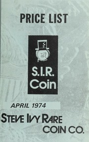 S.I.R. Coin Fixed Price List: April 1974