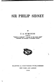 Cover of edition sirphilipsidney01symogoog