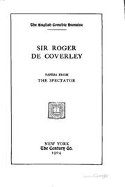 Cover of edition sirrogerdecover00unkngoog