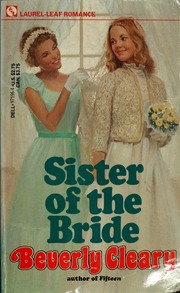 Cover of edition sisterofbride00clea