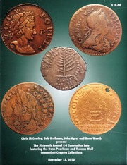 The Sixteenth Annual C-4 Convention Sale: Featuring the Donn Pearlman and Thomas Wolf Connecticut Coppers Collections