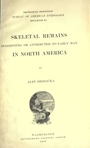 Cover of edition skeletalremainss00hrdluoft