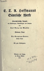 Cover of edition smtlichewerkeh07hoffuoft