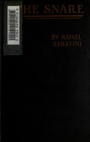 Cover of edition snarerafael00sabauoft