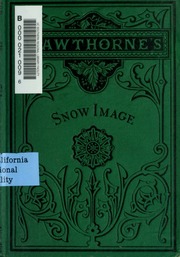 Cover of edition snowimageothertw00hawt