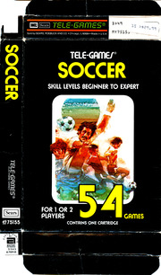 Soccer [49 75155] (Atari 2600) Box Scans (1200DPI)...
