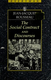 Cover of edition socialcontractan00rous
