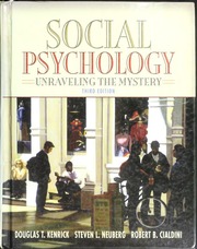 Cover of edition socialpsychology00doug