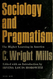 Cover of edition sociologypragmat00mill