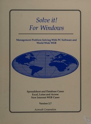 Cover of edition solveitforwindow0000laud_j1m3