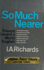 Cover of edition somuchneareressa0000rich