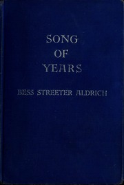 Cover of edition songofyears00aldr