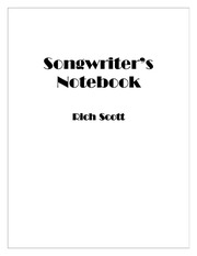 Songwriters Notebook