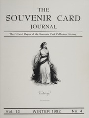 The Souvenir Card Journal: Winter 1992