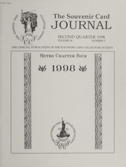 The Souvenir Card Journal: Second Quarter 1998
