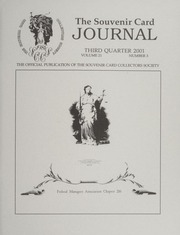 The Souvenir Card Journal: Third Quarter 2001
