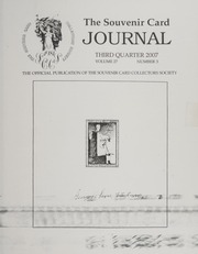The Souvenir Card Journal: Third Quarter 2007