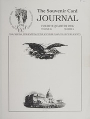 The Souvenir Card Journal: Fourth Quarter 2006