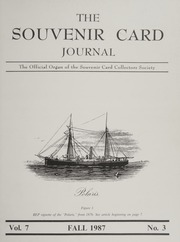 The Souvenir Card Journal: Fall 1987