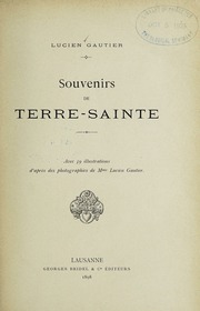Cover of edition souvenirsdeterre00gaut